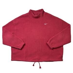 Nike Phoenix Plush Fleece Mock-Neck Serpa Sweater